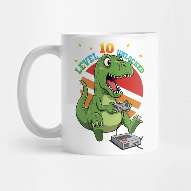 Level 10 Unlocked, Birthday T-Rex by Megadorim